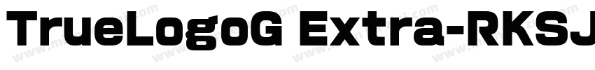 TrueLogoG Extra-RKSJ字体转换